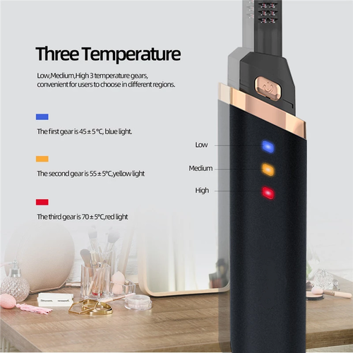 Elektryczna Zalotka do Rzęs Mini USB - Podgrzewany Lash Curler