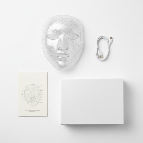 Flat lay - kompletny zestaw z akcesoriami